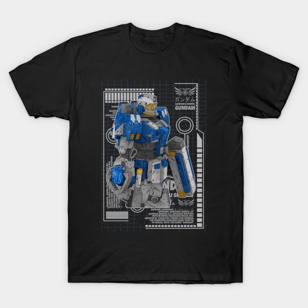 RAG-79 Aqua GM T-Shirt by gblackid